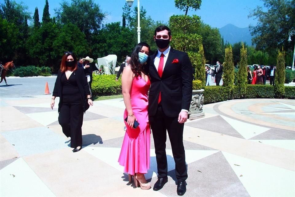 Bárbara Ambriz y Loyd Anderson