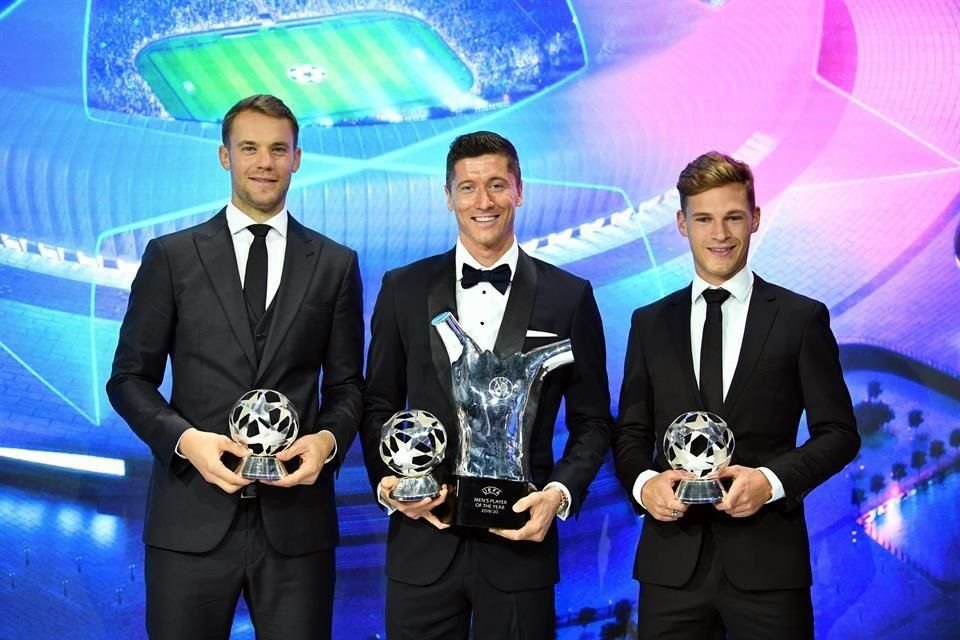 El Bayern arrasó en los premios de la Champions.