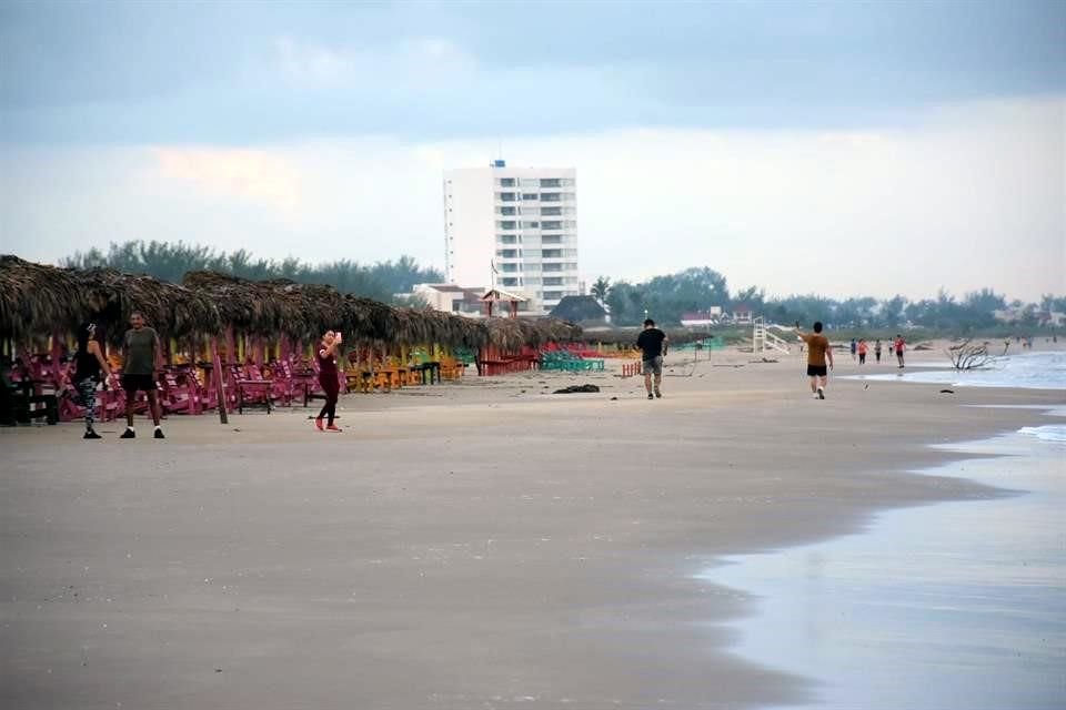 La playa permaneció cerrada más de siete meses a causa del Covid-19.