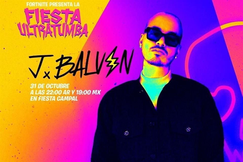 J. Balvin es el primer artista latino en presentarse en vivo en Fortnite.