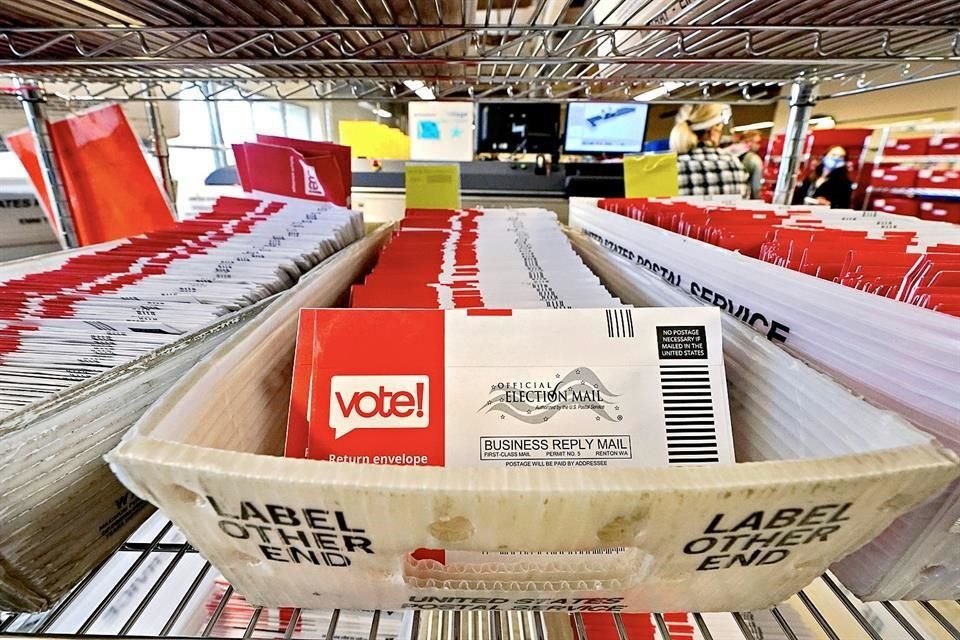 A días de la elección presidencial en los Estados Unidos, más de 35 millones de norteamericanos ya emitieron su voto a través del servicio postal según informó el Washington Post.