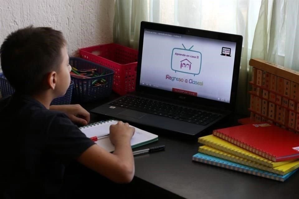Este ciclo escolar inició a distancia debido a la pandemia.