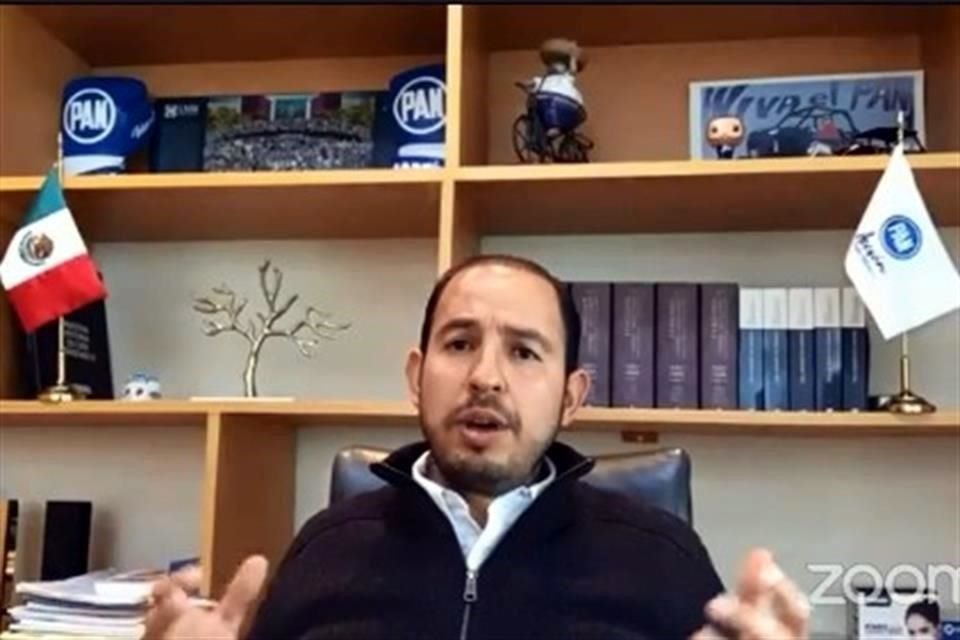 En videoconferencia, Cortés sostuvo que el PAN buscará generar una propuesta muy competitiva en Nuevo León.