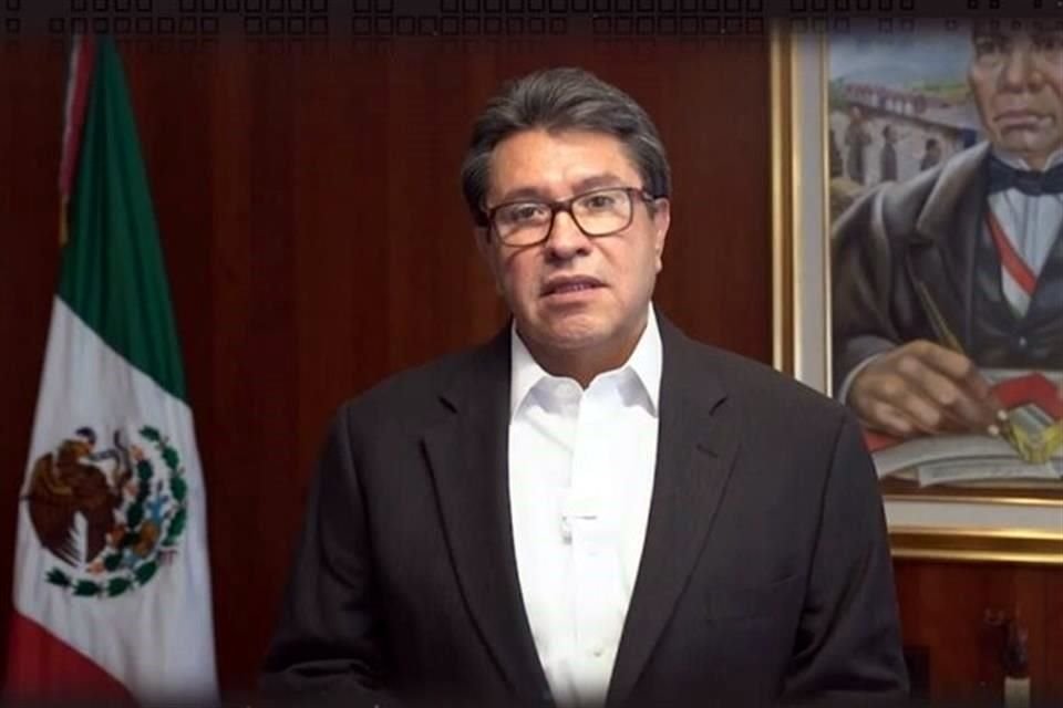 Ricardo Monreal, presidente de la Junta Coordinación Política del Senado.