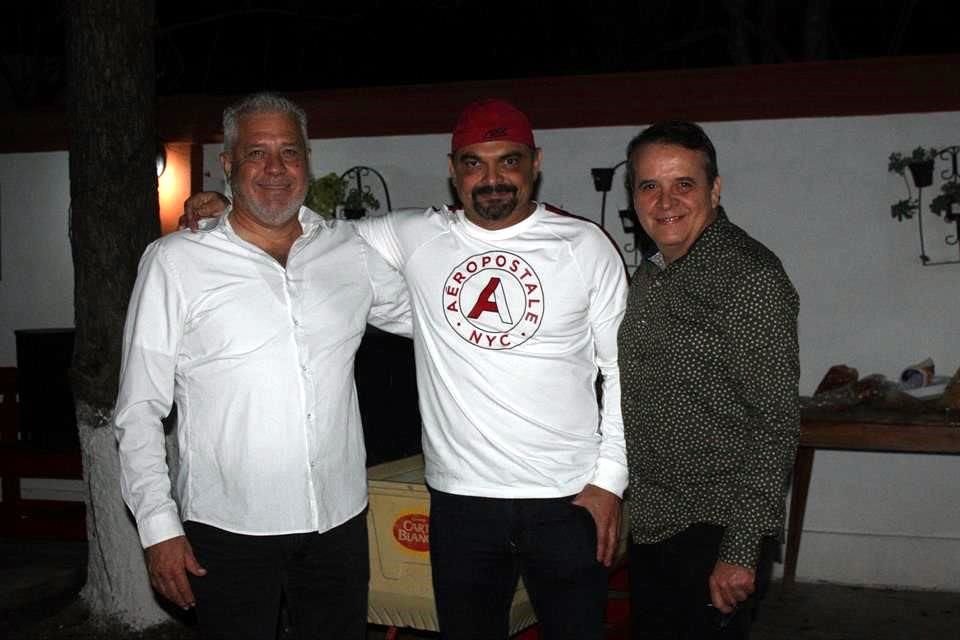 Ernesto Aguiñaga, Alan Dávila y Pedro Arredondo