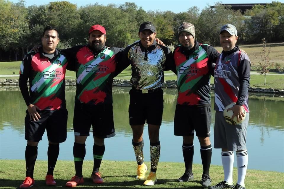 Felix Medina, Roberto Mendoza, Francisco Miralrio, Ulises Andrade y Vicenta Sandoval