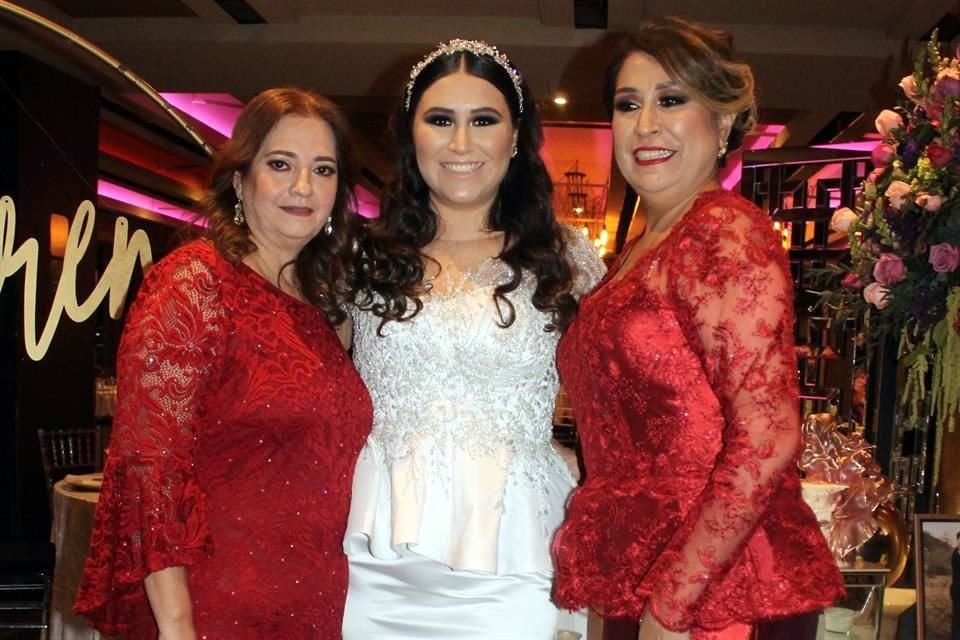 Norma Ruiz de Aguirre, Ana Karen Aguirre Ruiz y Nora González de Herrera