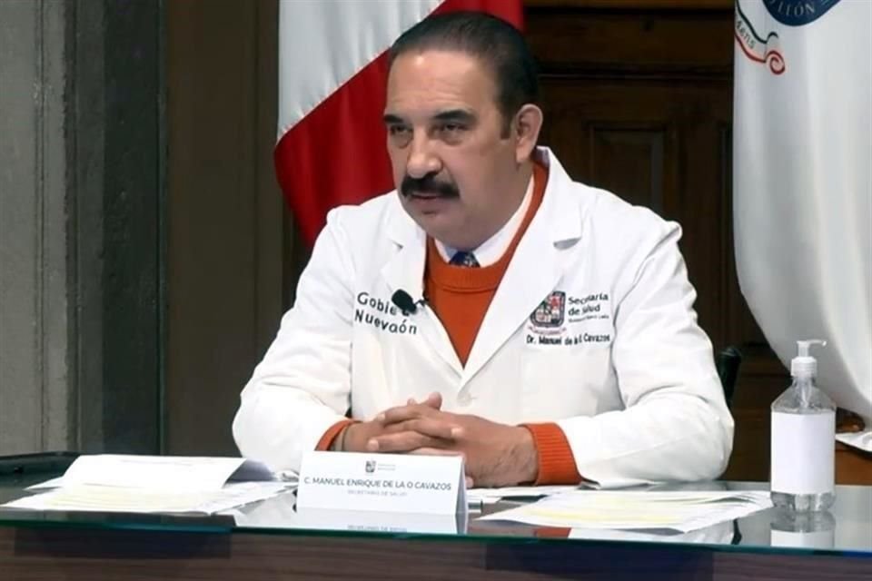 Manuel de la O, Secretario de Salud estatal.