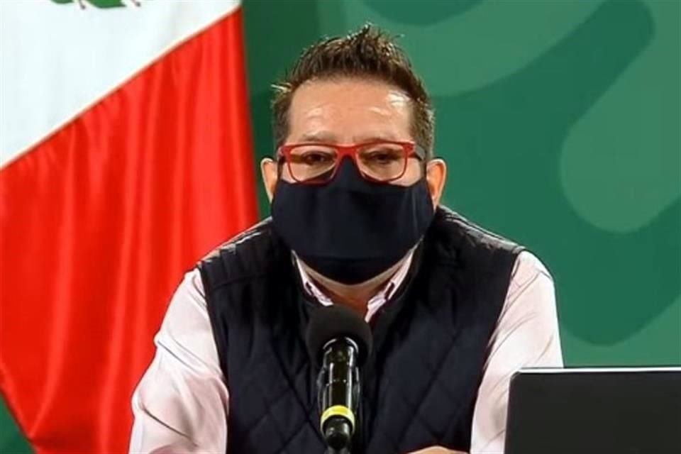 Ricardo Cortés durante la conferencia de prensa del domingo 14 de febrero.