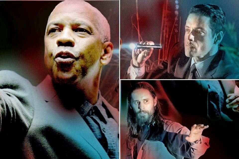 Denzel Washington protagoniza el filme en el que Rami Malek interpreta al oficial a cargo de una investigación; Jared Leto también forma parte del elenco.