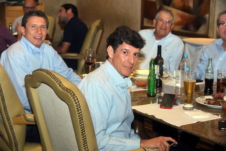 Paco Garza, José Álvarez Tostado y Felipe Treviño