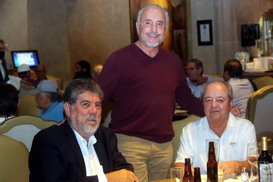 Guillermo Pérez Salinas, Alberto Martínez y Ramiro Garza