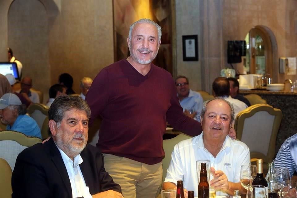 Guillermo Pérez Salinas, Alberto Martínez y Ramiro Garza