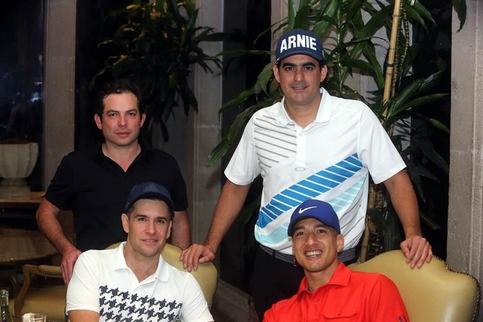 Pablo Garza, José Álvarez Tostado,  Bernardo Martínez y Alejandro Garza Báxter