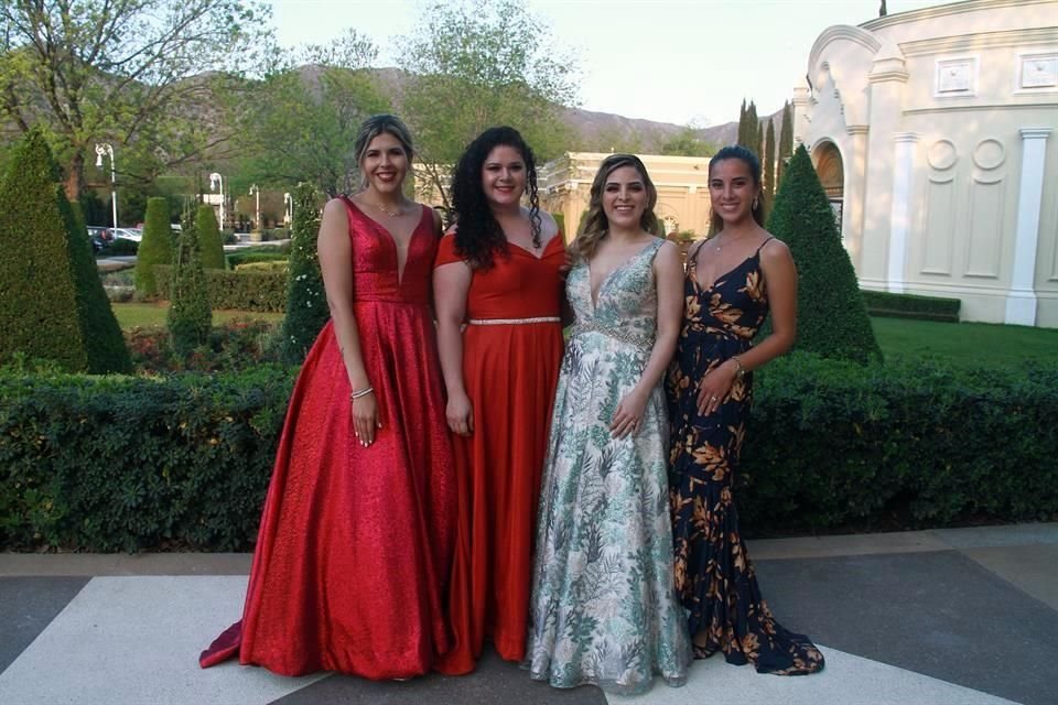 Paloma Garza, Alejandra Santoscoy, Yaressi Pompa y Mariela Cepeda