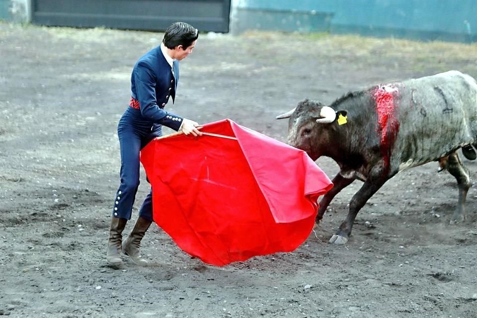 El matador de toros Fermín Espinosa 'Armillita' IV realizó la lidia de un novillo