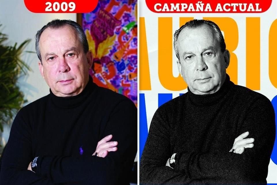 Mauricio Fernández retomó para la imagen de su campaña una fotografía que fue captada hace más de una decada.