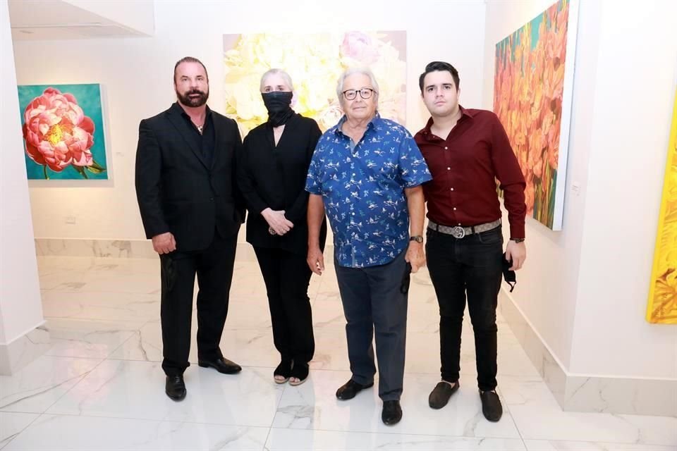 Jorge Sada, Roberta Sada, Fernando Morales y Alejandro Morales
