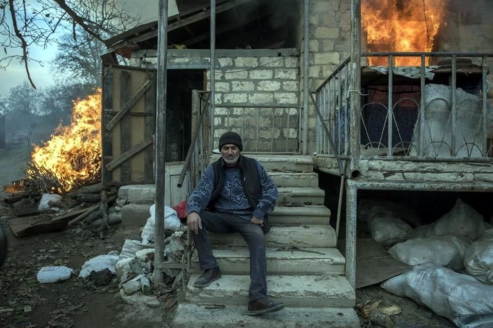 La serie 'Paraíso Perdido', que ganó el primer premio en la categoría de Historias de noticias generales, aborda el conflicto en Nagorno-Karabakh. (Valery Melnikov, Sputnik)