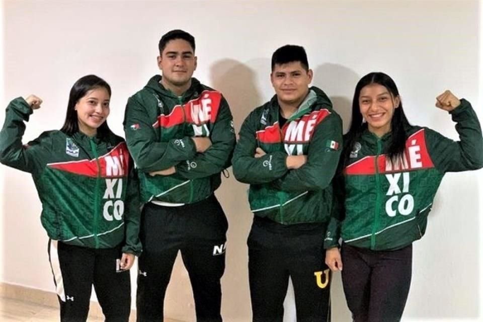 Los regios Irene Borrego, Dayan Aguirre, Jonathan Ramos y Keysi Rojas compiten en Guadalajara.