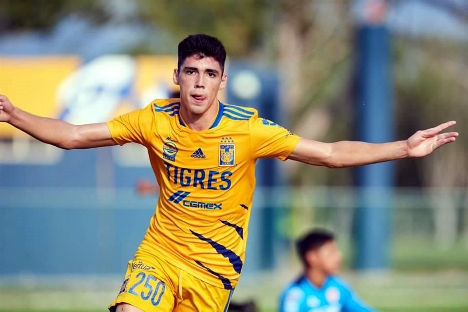 El delantero de Tigres Sub 18, Leonardo Flores, marcó un triplete en la victoria ante el Pachuca y llegó a 14 goles en el Torneo Grita México A21 de la categoría.