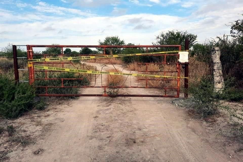 El rancho donde se encontraron fragmentos óseos se encuentra en los límites con Sabinas Hidalgo, dijo una fuente.