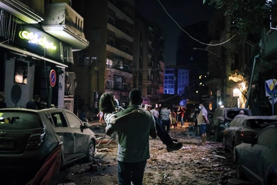 Serie sobre la explosión portuaria en Beirut ocurrida el 4 de agosto del año pasado y que causó la muerte de más de 200 personas (Lorenzo Tugnoli, Contrasto para The Washington Post).