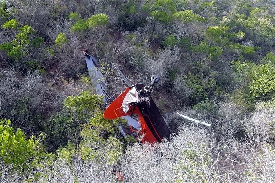 El piloto Arturo Guerra y su hijo sufrieron un accidente al impactarse la avioneta en la que viajaban.