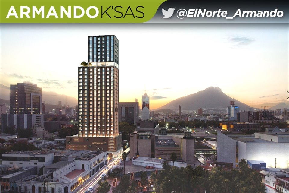 Átiko, que sigue un diseño del despacho de arquitectura IAARQ, comprende una torre de 35 pisos, en la cual habrá 180 departamentos.