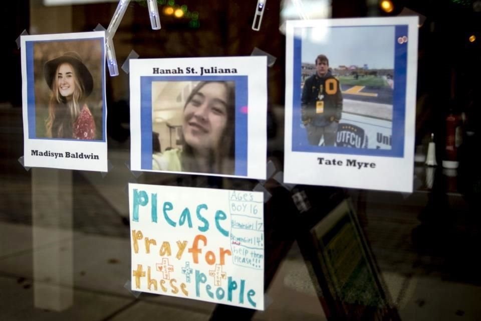 Fotos de tres de las personas asesinadas en una escuela de Michigan.