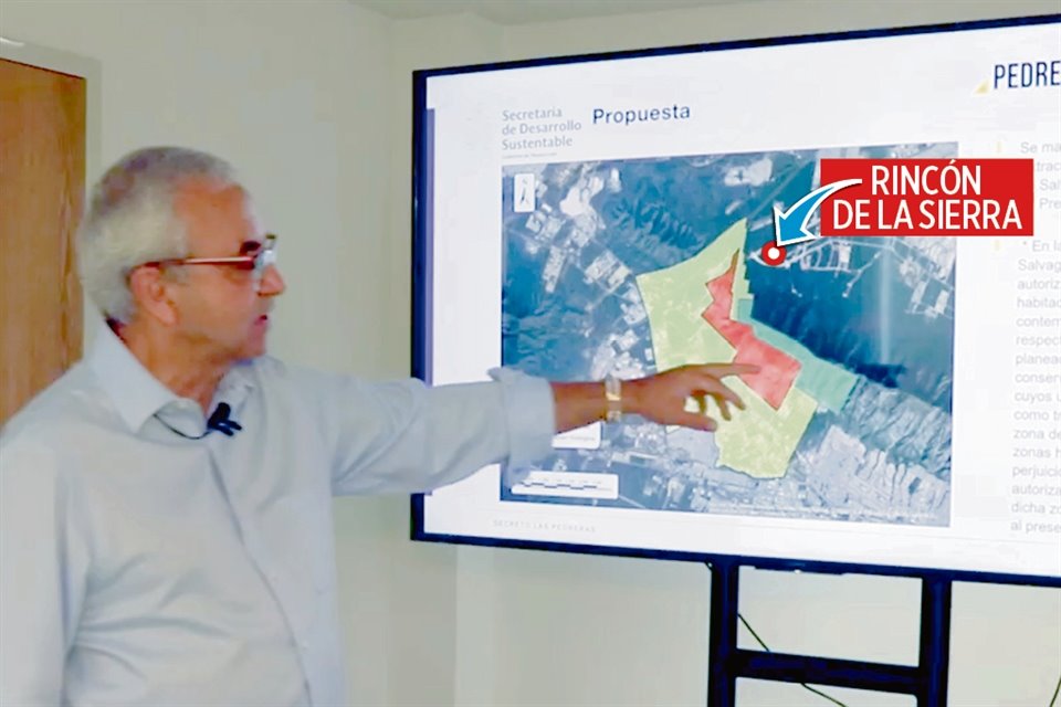 En un video del 13 de septiembre del 2021, Manuel Vital defendió el decreto para cambiar la zona de restricción para edificar cerca de pedreras. 