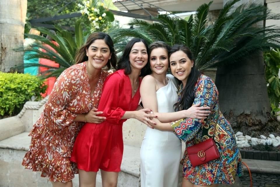 Andrea Hernández, Fernanda Román, Ivanna Contreras Salazar y Valeria Villalobos