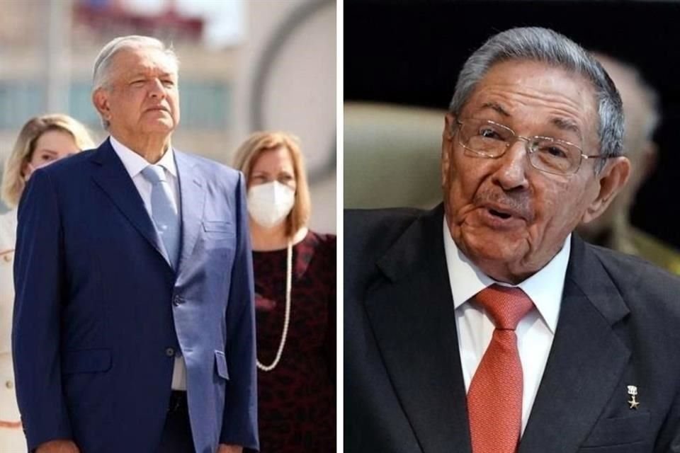 López Obrador se reunió con el ex Presidente cubano Raúl Castro.