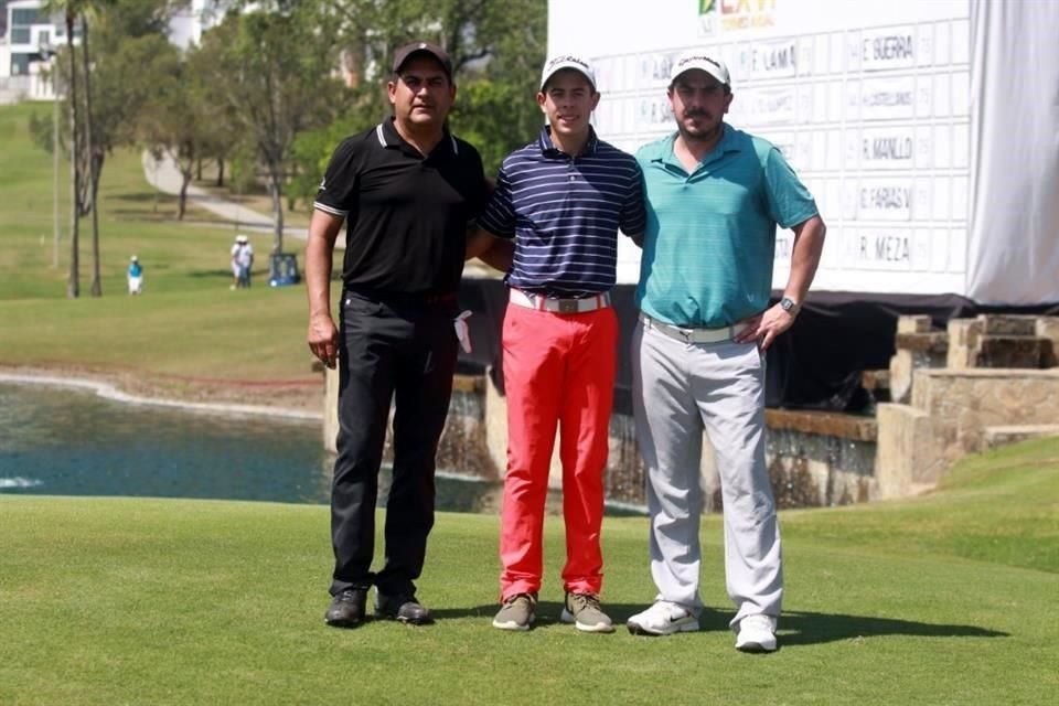 José Carlos López, José Emilio Gudiño y Marcelo Hinojosa