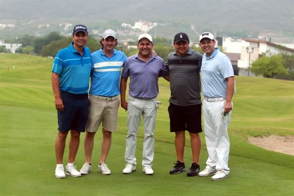 Juan Enrique Montemayor, Alex Vargas, José Carlos López, Gil Chávez y Enrique Livas