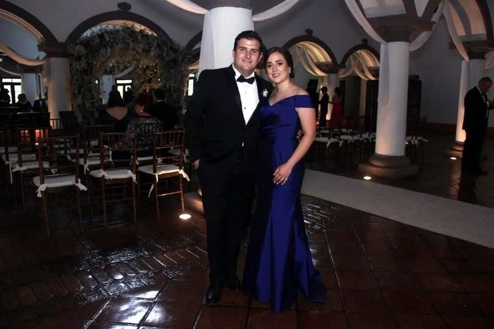Juan David González Treviño y Jéssica Garza