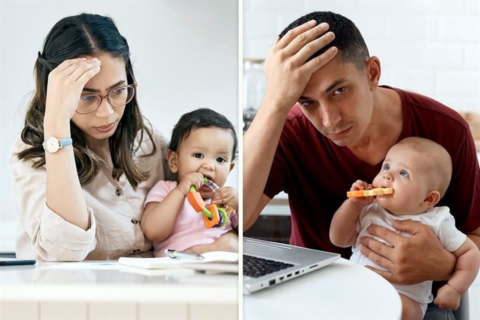 El 68% de las madres trabajadoras señalan estar agotadas. El 42% de padres empleados afirman padecer agotamiento.