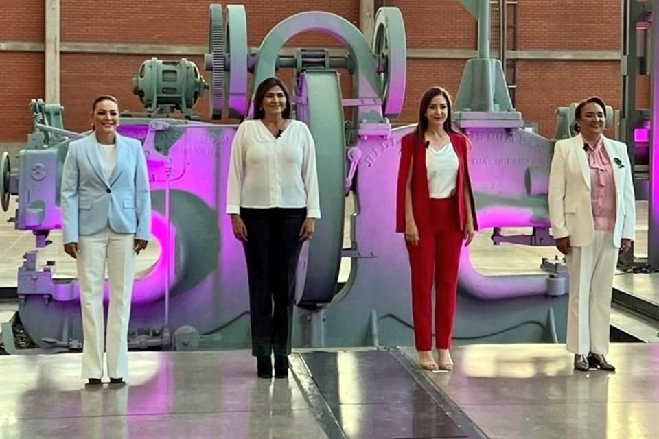 Sin la presencia de la panista Teresa Jiménez, las candidatas a la gubernatura de Aguascalientes participaron en el segundo debate.