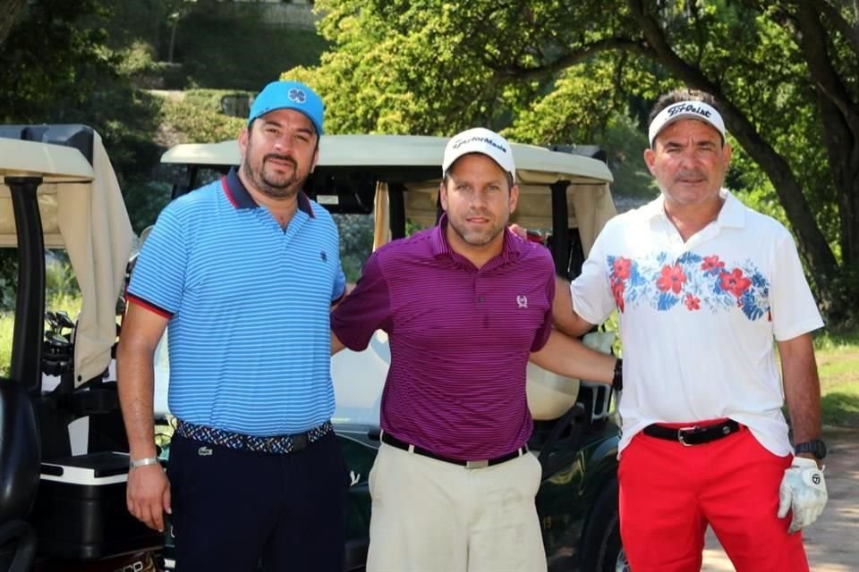Ricardo Zúñiga, Christian Eirich y Óscar González