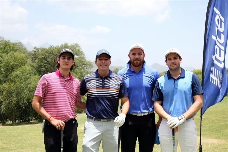 Guillermo Farías, Fernando Márquez, Josué Garza y Federico Parás