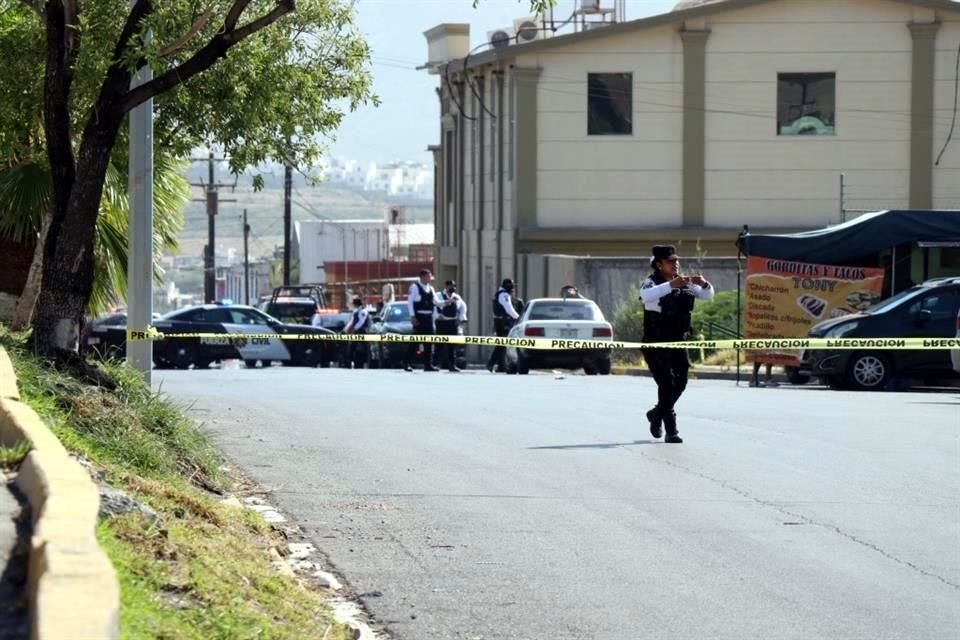 Alrededor de las 9:40 horas se reportó la agresión a tiros en la Colonia Valle de Infonavit.