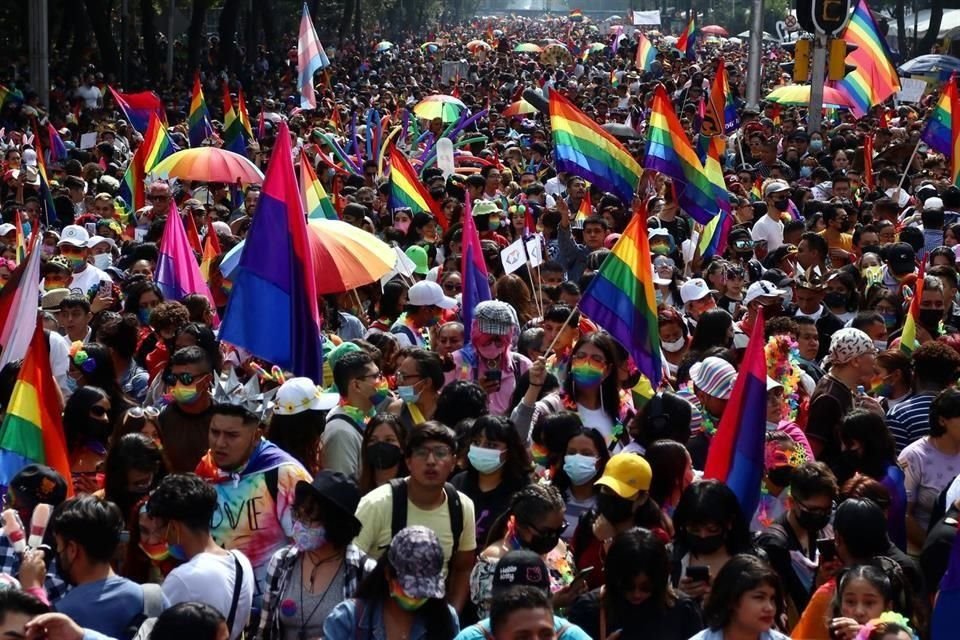 Esta es la edición 44 de la  Marcha del Orgullo LGBT+ en las calles de la Ciudad de México.