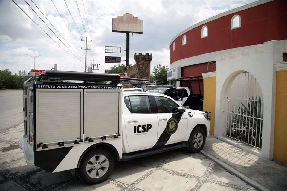 Agentes de la Fiscalía realizan una nueva inspección en el Motel Nueva Castilla.