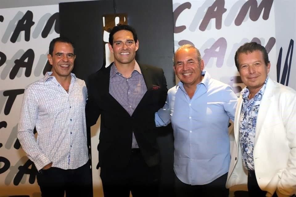 Jorge Coronado, Mark Sánchez, Arturo Barbosa y Rolando Lozano