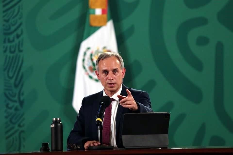 Hugo López-Gatell, subsecretario de Ssa, en conferencia de prensa.