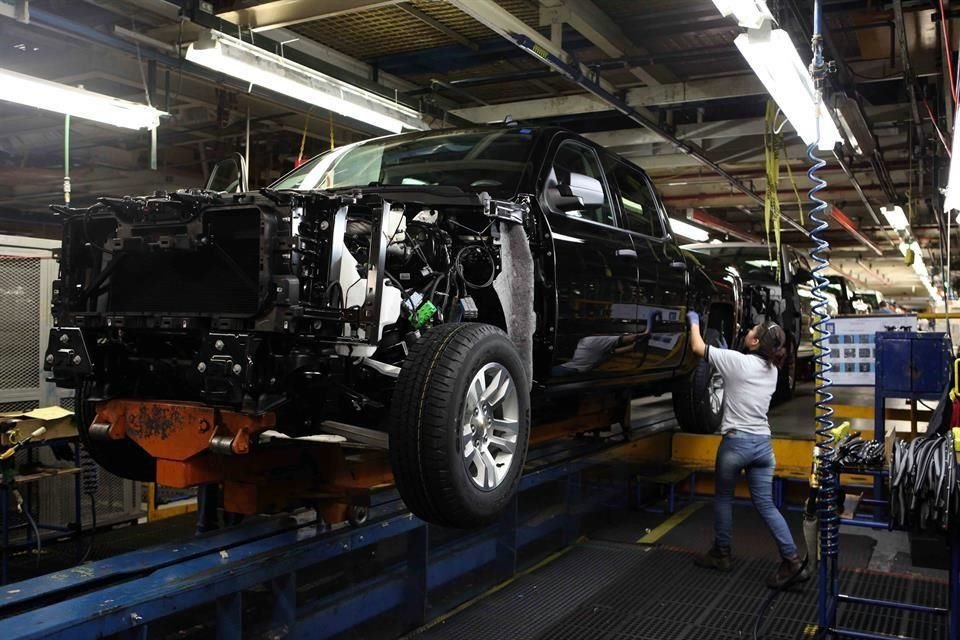 Planta de General Motors en Silao.