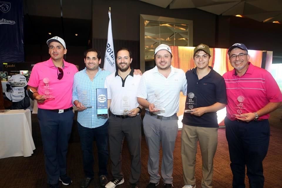 Aristeo Sandoval, Eduardo Mellado, Armando Espino, Marcelo Rodríguez, Santiago Espino y José Valerio Guerrero