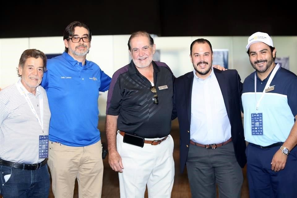 Juan Felix Rodríguez, Julio Lamas, Jorge Emilio Garza, Jesús López y Javier Cendejas
