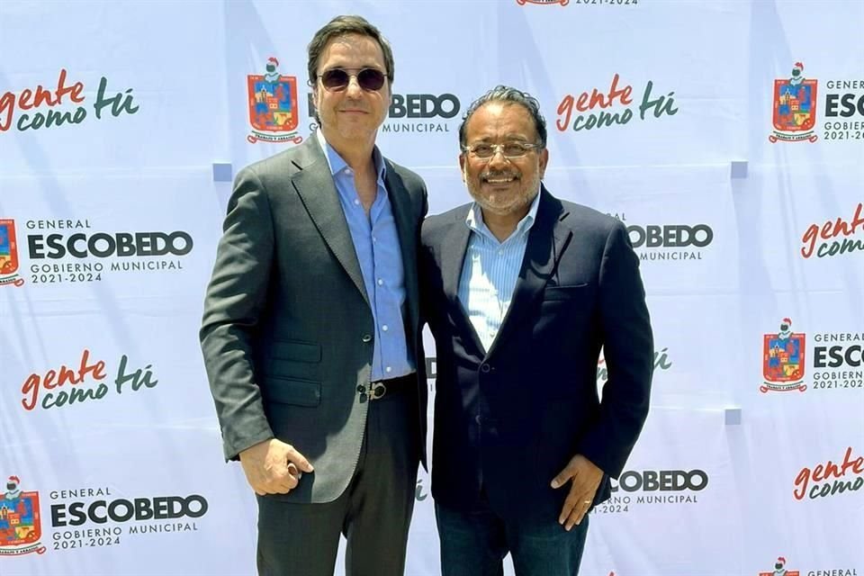 Jorge González Mogas, Director de Altio Capital y Andrés Mijes, Alcalde de Escobedo.