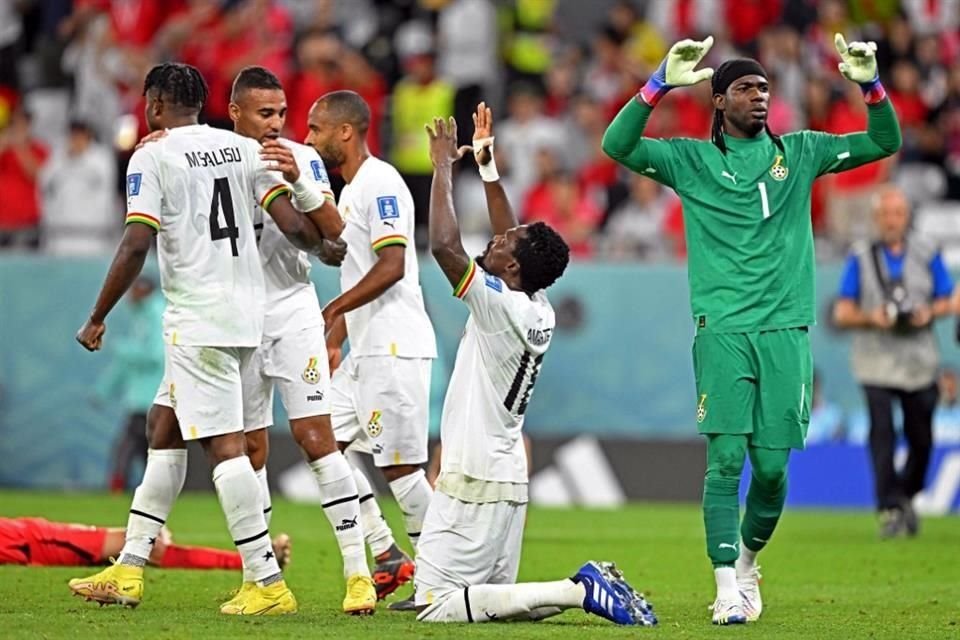 Pese a la reacción coreana, finalmente Ghana se quedó con la victoria en su segundo partido de grupos.